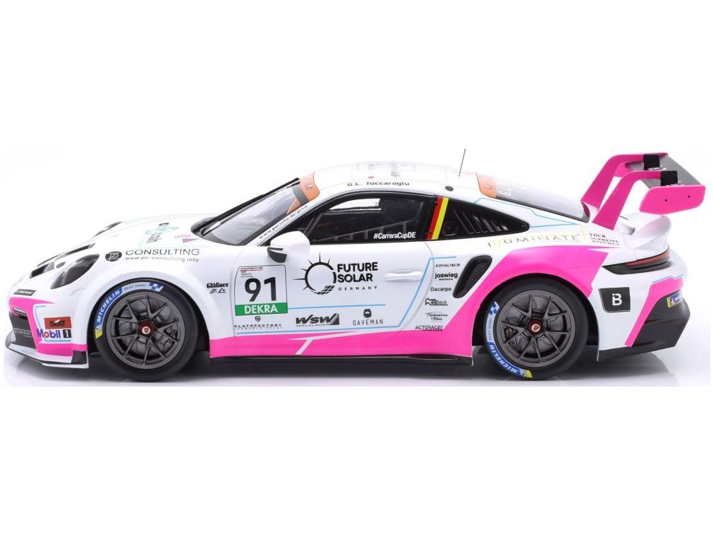 Porsche 911 GT3 Cup #91 Porsche Carrera Cup Germany 2025 G. Tuccaroglu 1:18 Scale IXO Diecast Model Car-IXO-Diecast Model Centre