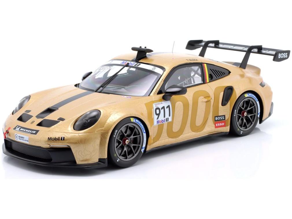 Porsche 911 GT3 Cup #911 Porsche Supercup Hungaroring 2023 Timo Glock 1:18 Scale IXO Diecast Model Car-IXO-Diecast Model Centre