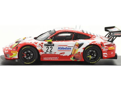 Porsche 911 GT3 R #22 24h Spa 2020 Frikade Racing Bergmeister/Makowiecki/Olsen 1:43 Scale IXO Diecast Model Car-IXO-Diecast Model Centre