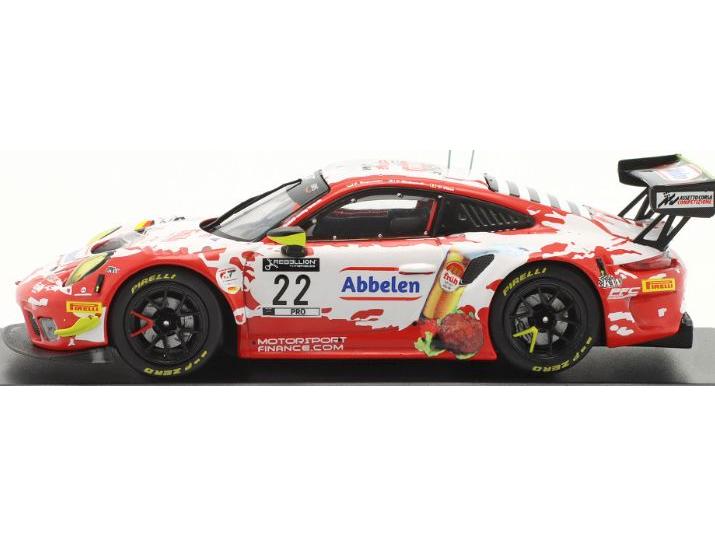 Porsche 911 GT3 R #22 24h Spa 2020 Frikade Racing Bergmeister/Makowiecki/Olsen 1:43 Scale IXO Diecast Model Car-IXO-Diecast Model Centre