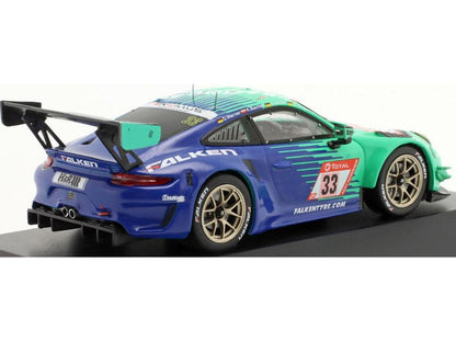 Porsche 911 GT3 R #33 24h Nurburgring 2020 Falken Motorsports 1:43 Scale IXO Diecast Model Car-IXO-Diecast Model Centre