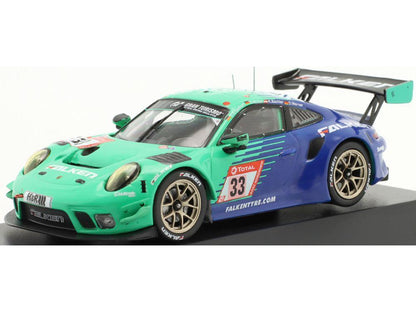 Porsche 911 GT3 R #33 24h Nurburgring 2020 Falken Motorsports 1:43 Scale IXO Diecast Model Car-IXO-Diecast Model Centre