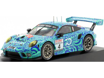 Porsche 911 GT3 R #4 VLN 7 Nurburgring 2018 Falken Motorsports 1:43 Scale IXO Diecast Model Car-IXO-Diecast Model Centre