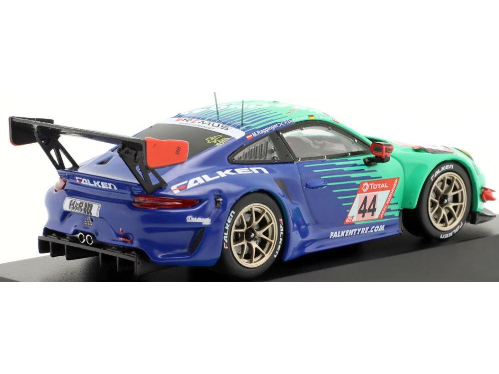 Porsche 911 GT3 R #44 24h Nurburgring 2020 Falken Motorsports 1:43 Scale IXO Diecast Model Car-IXO-Diecast Model Centre