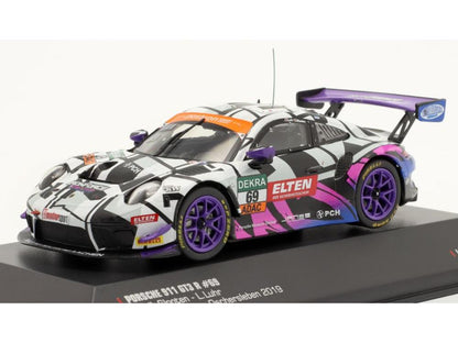 Porsche 911 GT3 R #69 ADAC GT Masters 2019 Iron Force 1:43 Scale IXO Diecast Model Car-IXO-Diecast Model Centre