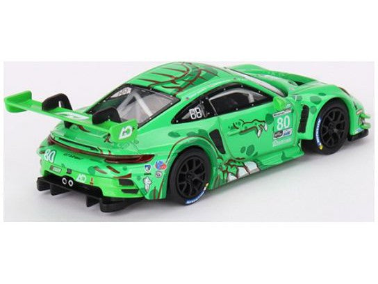 Porsche 911 GT3 R #80 GTD AO Racing IMSA Sebring 12H 2023 - 1:64 Scale Diecast Model Car-MINI GT-Diecast Model Centre