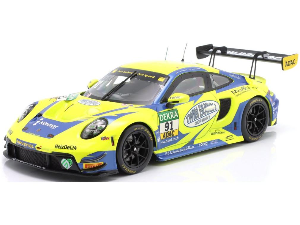 Porsche 911 GT3 R #91 ADAC GT Masters 2024 Kapfinger/Kapfinger 1:18 Scale IXO Diecast Model Car-IXO-Diecast Model Centre