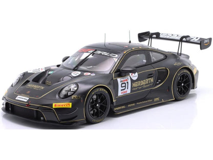 Porsche 911 GT3 R (992) Herberth Motorsport #91 24h Spa 2025 Bohn/Jefferies/Renauer 1:18 Scale Diecast Car – IXO-IXO-Diecast Model Centre
