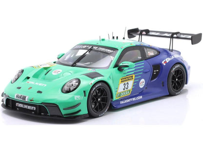 Porsche 911 GT3 R Falken Motorsports #33 24h Nurburgring 2025 1:18 Scale Diecast Car – IXO-IXO-Diecast Model Centre