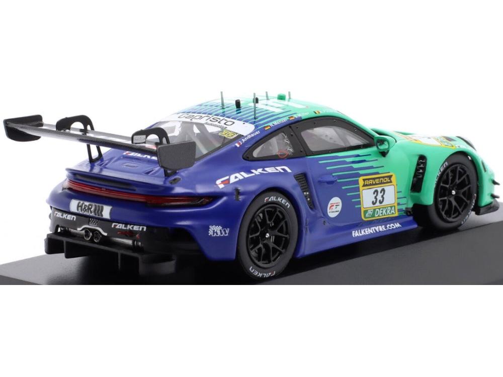 Porsche 911 GT3 R Falken Motorsports #33 24h Nurburgring 2025 1:43 Scale Diecast Car – IXO-IXO-Diecast Model Centre