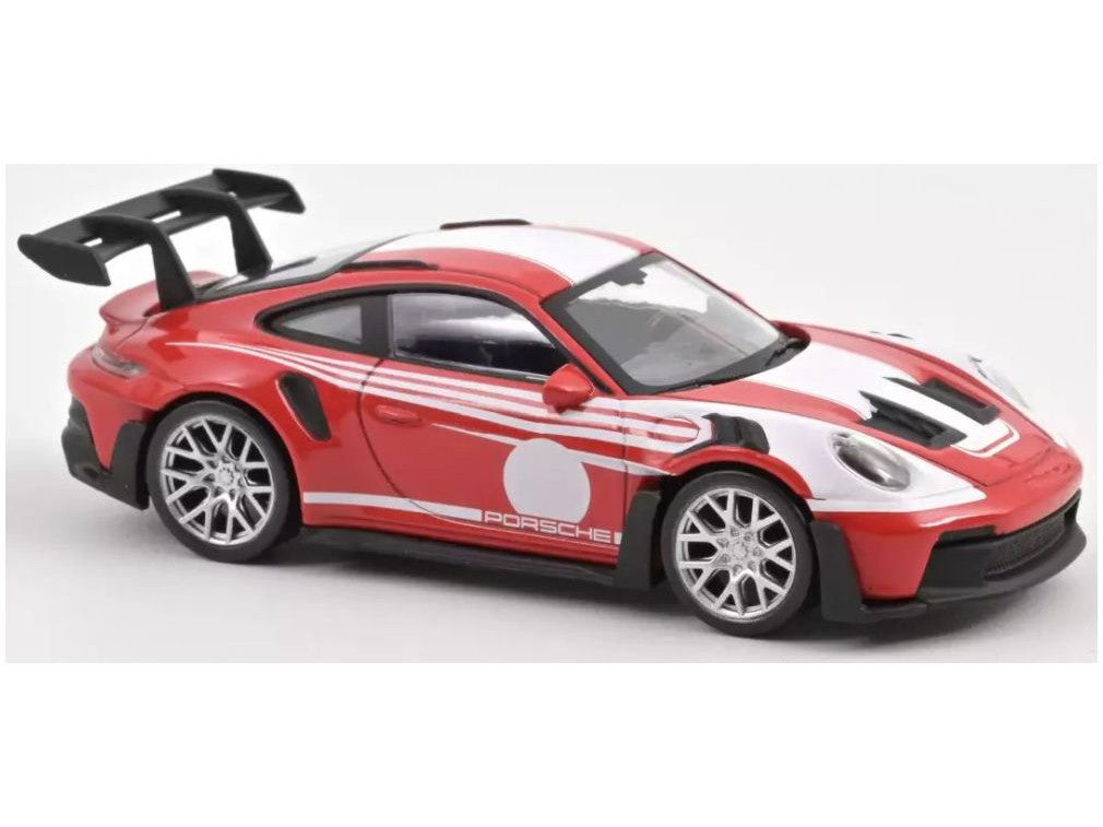 Porsche 911 GT3 RS 2022 Indian Red Salsburg Livery - 1:43 Scale Model Car-Norev-Diecast Model Centre