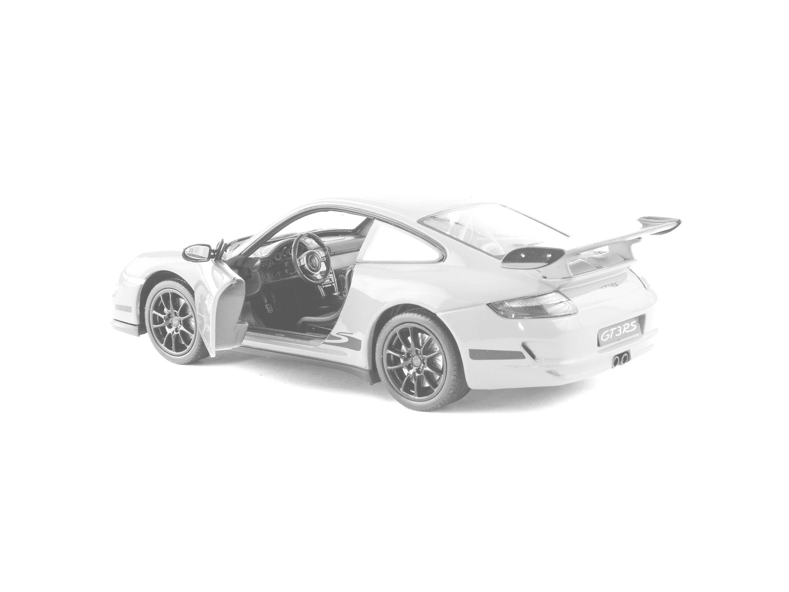 Porsche 911 GT3 RS Diecast Model Car white - 1:24 Scale-Welly-Diecast Model Centre