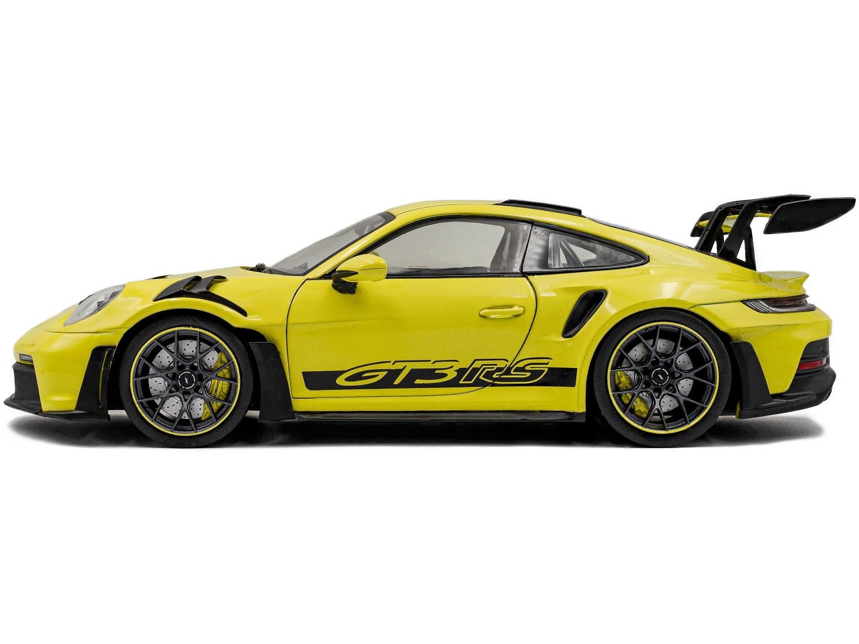 Porsche 911 GT3 RS Solido Works Neon Lime 2024 1:18 Scale Diecast Model Car – Solido-Solido-Diecast Model Centre