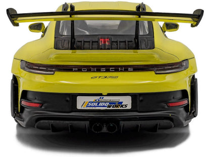 Porsche 911 GT3 RS Solido Works Neon Lime 2024 1:18 Scale Diecast Model Car – Solido-Solido-Diecast Model Centre