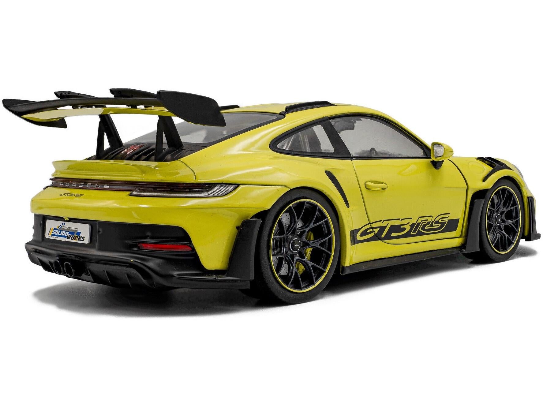Porsche 911 GT3 RS Solido Works Neon Lime 2024 1:18 Scale Diecast Model Car – Solido-Solido-Diecast Model Centre