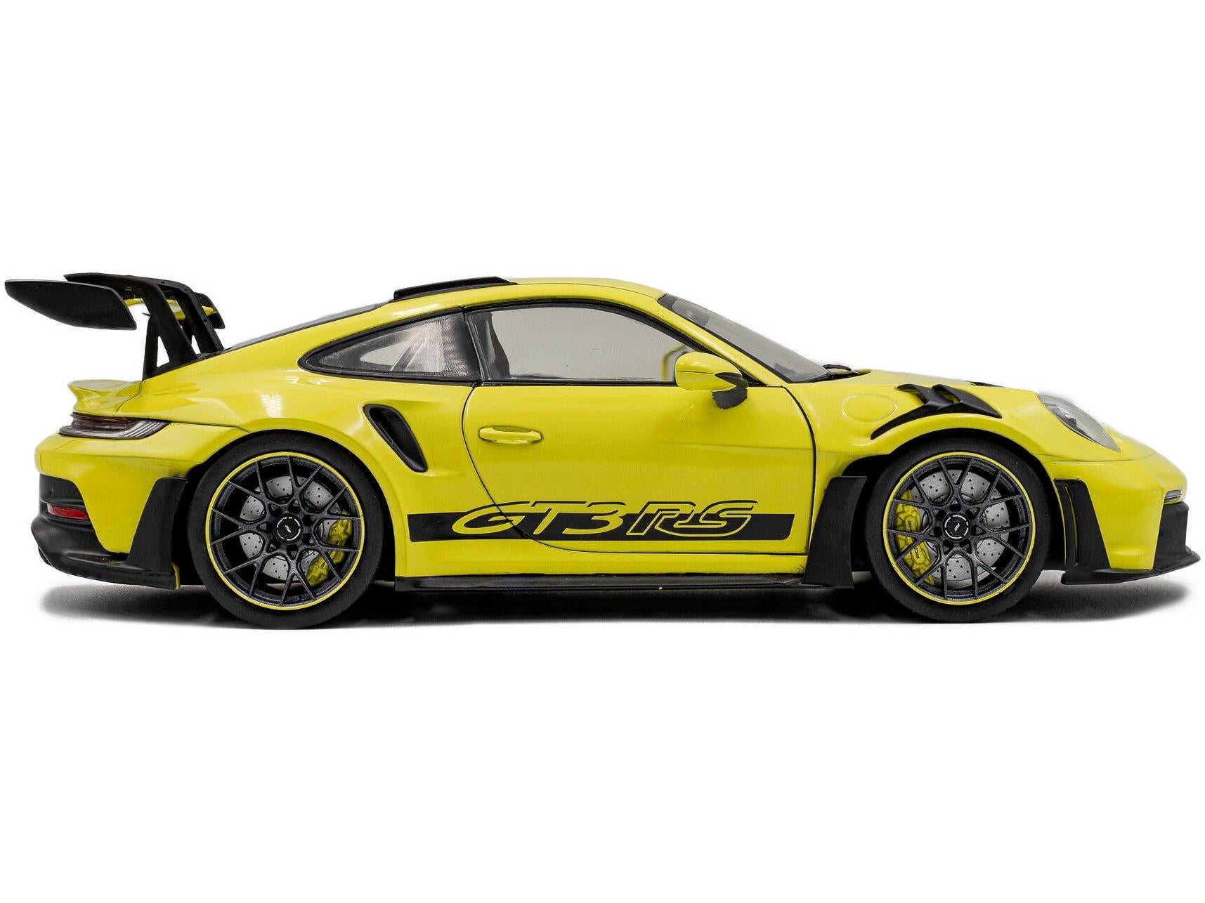 Porsche 911 GT3 RS Solido Works Neon Lime 2024 1:18 Scale Diecast Model Car – Solido-Solido-Diecast Model Centre