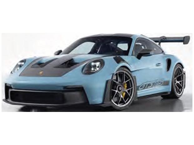 Porsche 911 GT3 RS w/Weissach Pack Light Blue 2022 1:18 Scale Norev Diecast Model Car-Norev-Diecast Model Centre