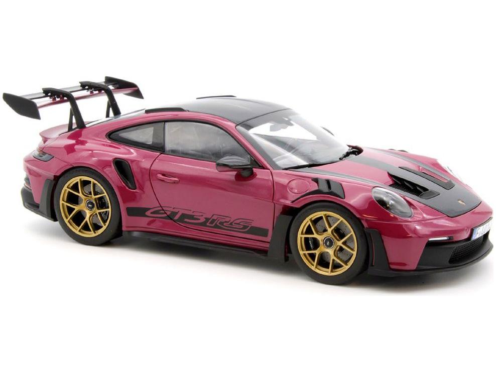 Porsche 911 GT3 RS w/Weissach Pack Ruby Star Purple 2022 1:18 Scale Norev Diecast Model Car-Norev-Diecast Model Centre