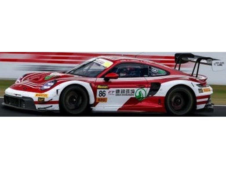 Porsche 911 GT3R High Class #86 2nd Bathurst 12H 2026 Boccolacci/Fjordbach/Li 1:43 Scale Resin Car – Spark-Spark-Diecast Model Centre
