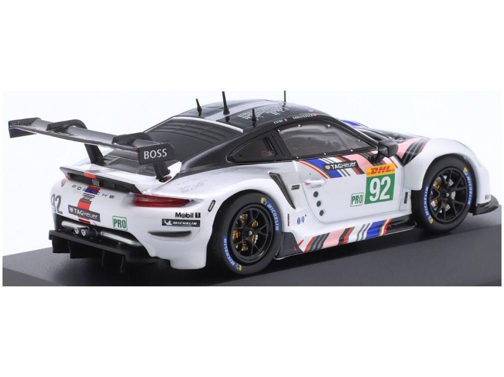 Porsche 911 RSR-19 Goodbye #92 Last Race WEC 2022 Estre/Christensen 1:43 Scale IXO Diecast Model Car-IXO-Diecast Model Centre