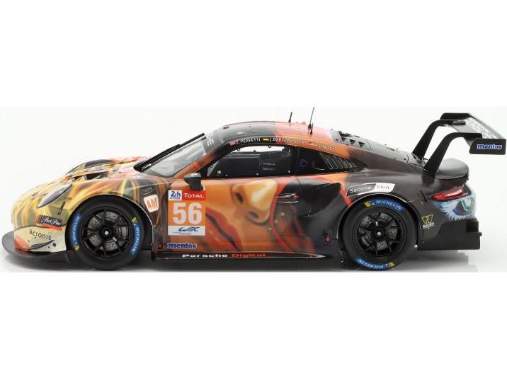 Porsche 911 RSR #56 Winner LMGTE AM 24h Le Mans 2019 Team Project 1 1:43 Scale IXO Diecast Model Car-IXO-Diecast Model Centre