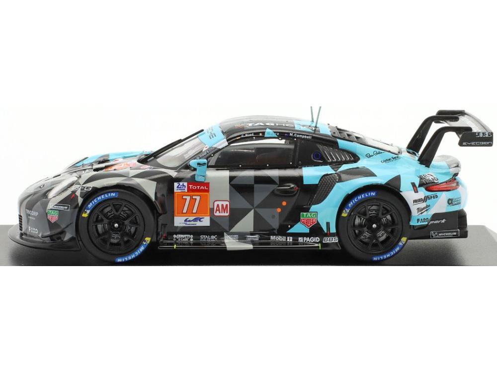 Porsche 911 RSR #77 2nd LMGTE-Am 24h Le Mans 2020 Dempsey-Proton Racing 1:43 Scale IXO Diecast Model Car-IXO-Diecast Model Centre
