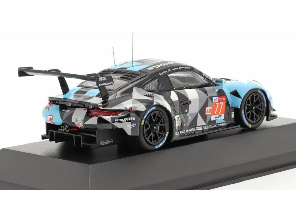 Porsche 911 RSR #77 Class Winner LMGTE AM 24h Le Mans 2018 1:43 Scale IXO Diecast Model Car-IXO-Diecast Model Centre