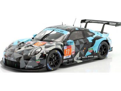 Porsche 911 RSR Dempsey-Proton Racing 2nd LMGTE Am 24h Le Mans 2020 #77 1:18 Scale Diecast Model Car – IXO-IXO-Diecast Model Centre
