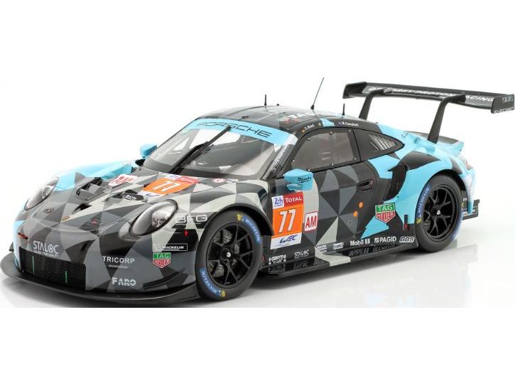 Porsche 911 RSR Dempsey-Proton Racing 2nd LMGTE Am 24h Le Mans 2020 #77 1:18 Scale Diecast Model Car – IXO-IXO-Diecast Model Centre