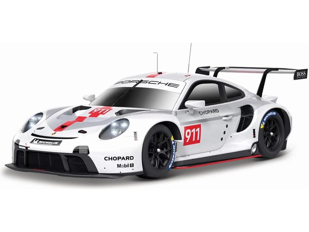 Porsche 911 RSR GT White/Grey/Red #911 1:24 Scale Diecast Model Car – Bburago-Bburago-Diecast Model Centre
