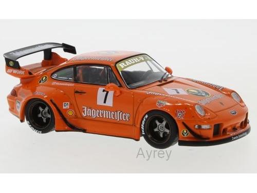 Porsche 911 RWB (993) RAUH-Welt Jagermeister No.7 1:43 Scale IXO Diecast Model Car-IXO-Diecast Model Centre