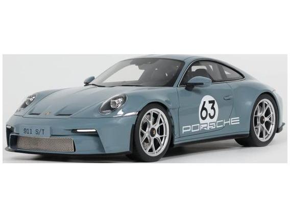 Porsche 911 S/T Shore Blue Metallic 2024 1:18 Scale GT Spirit Resin Model Car-GT Spirit-Diecast Model Centre