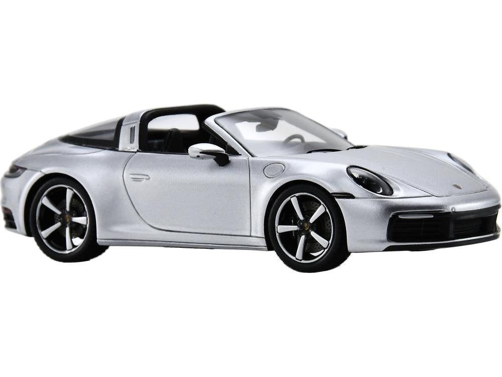 Porsche 911 Targa 4S (992) GT Silver 1:43 Scale Resin Car – Spark-Spark-Diecast Model Centre