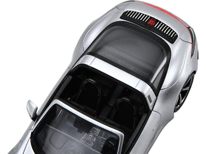 Porsche 911 Targa 4S (992) GT Silver 1:43 Scale Resin Car – Spark-Spark-Diecast Model Centre
