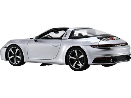 Porsche 911 Targa 4S (992) GT Silver 1:43 Scale Resin Car – Spark-Spark-Diecast Model Centre