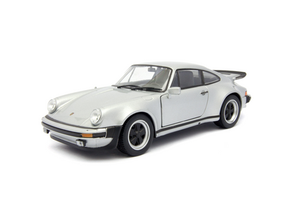 Porsche 911 Turbo 3.0 1974 silver 1:24 Scale