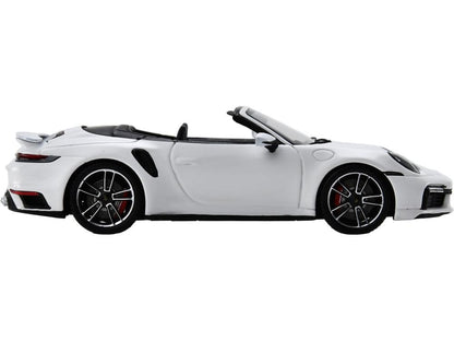 Porsche 911 Turbo S (992) Cabriolet White 1:43 Scale Resin Car – Spark-Spark-Diecast Model Centre