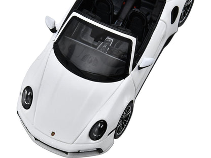 Porsche 911 Turbo S (992) Cabriolet White 1:43 Scale Resin Car – Spark-Spark-Diecast Model Centre