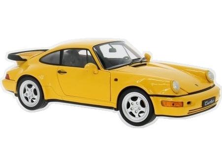 Porsche 911(964) Turbo Yellow 1:18 Scale Diecast Car – Welly-Welly-Diecast Model Centre