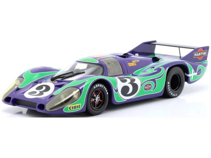 Porsche 917 Long Tail #3 Hippie Race Version 24H Le Mans 1970 Larrousse/Kauhsen 1:18 Scale Werk83 Diecast Model Car-Werk83-Diecast Model Centre