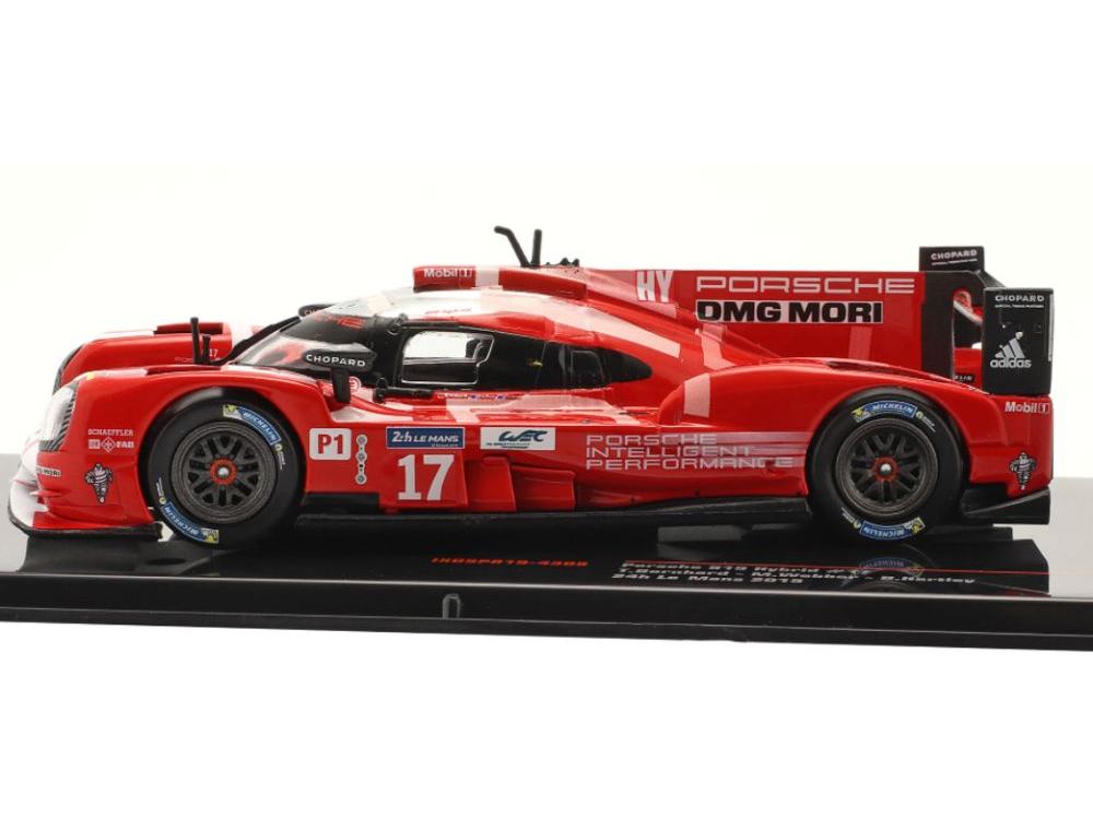 Porsche 919 Hybrid #17 2nd 24h Le Mans 2015 Bernhard/Hartley/Webber 1:43 Scale IXO Diecast Model Car-IXO-Diecast Model Centre