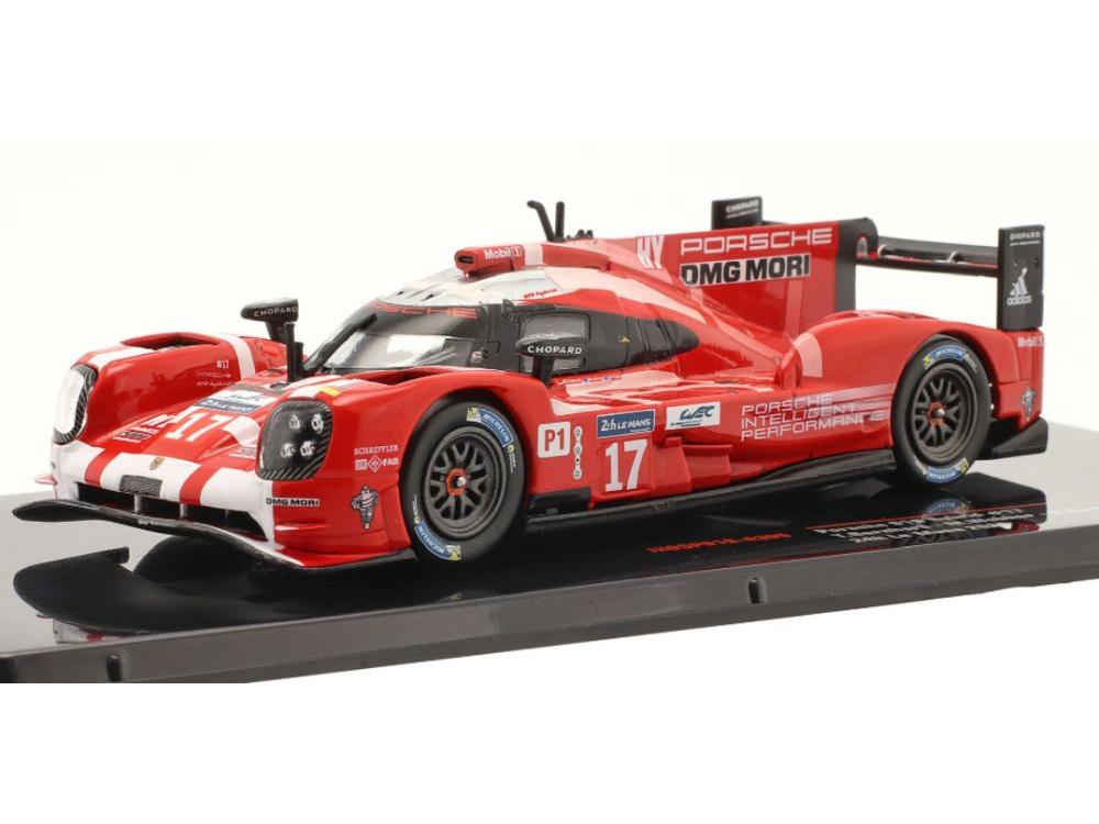 Porsche 919 Hybrid #17 2nd 24h Le Mans 2015 Bernhard/Hartley/Webber 1:43 Scale IXO Diecast Model Car-IXO-Diecast Model Centre