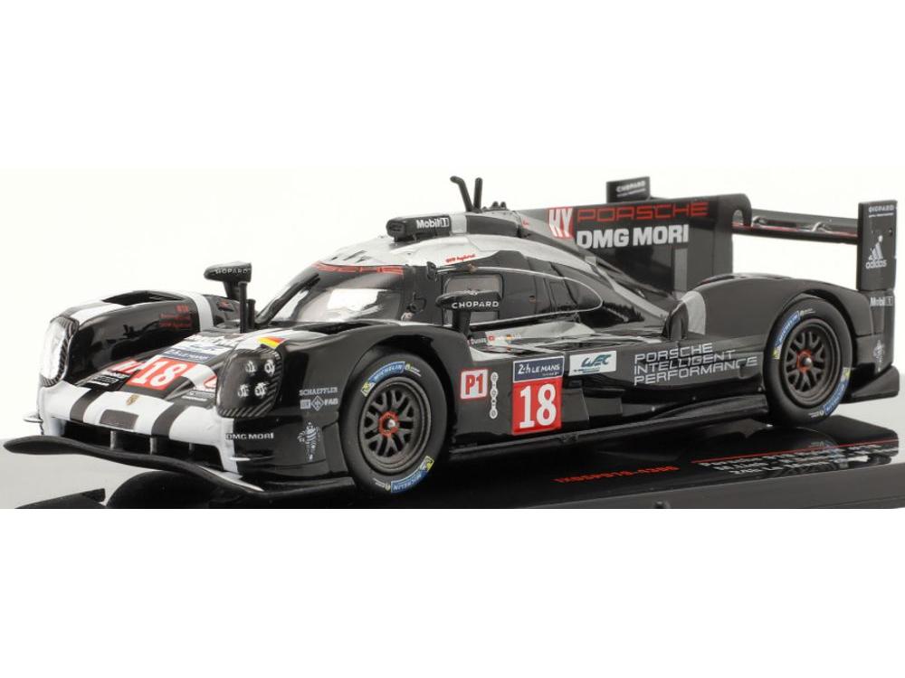 Porsche 919 Hybrid #18 Pole Position 24h Le Mans 2015 Lieb/Dumas/Jani 1:43 Scale IXO Diecast Model Car-IXO-Diecast Model Centre