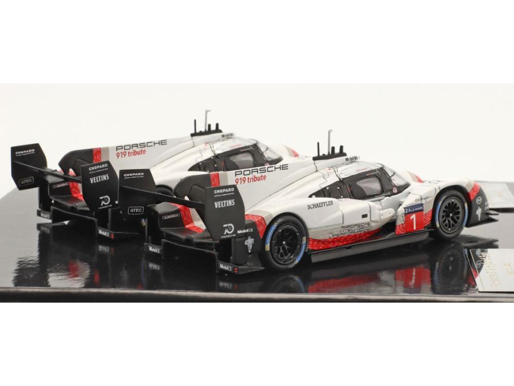 Porsche 919 Hybrid #2 Tribute Set Record Laps Nurburgring and Spa 2018 1:43 Scale IXO Diecast Model Car-IXO-Diecast Model Centre