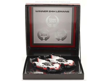 Porsche 919 Hybrid #2 Tribute Set Record Laps Nurburgring and Spa 2018 1:43 Scale IXO Diecast Model Car-IXO-Diecast Model Centre
