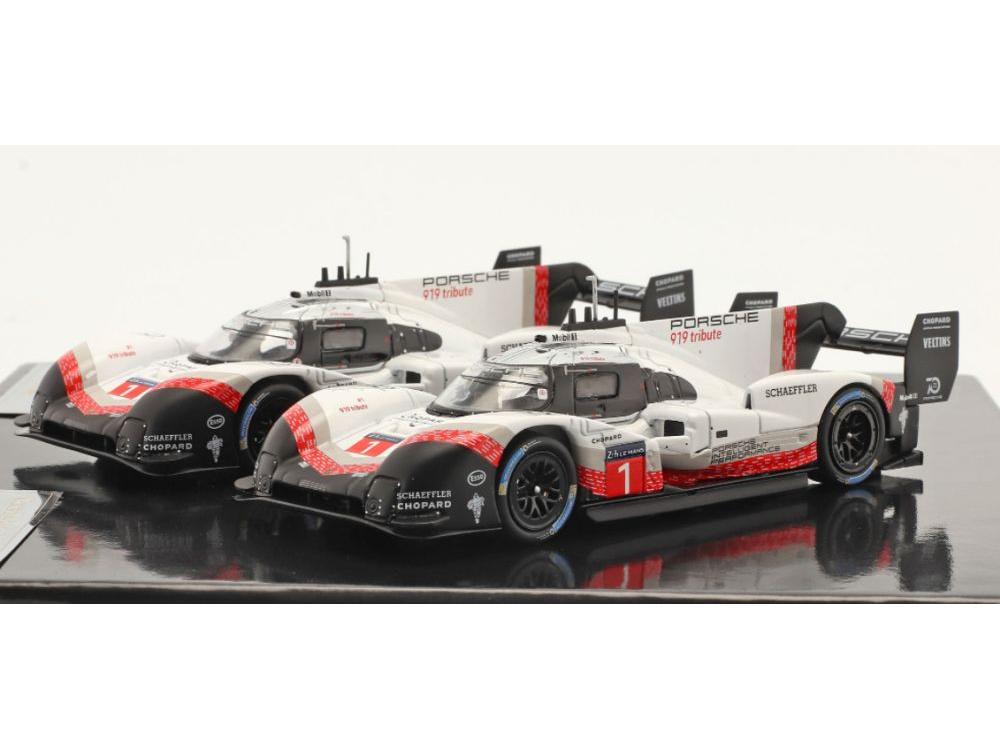 Porsche 919 Hybrid #2 Tribute Set Record Laps Nurburgring and Spa 2018 1:43 Scale IXO Diecast Model Car-IXO-Diecast Model Centre