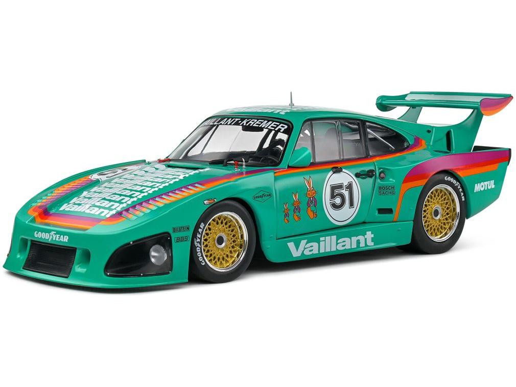 Porsche 935 K3 #51 Vaillant 1977 1:18 Scale Solido Diecast Model-Solido-Diecast Model Centre