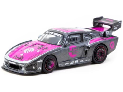 Porsche 935 K3V Grey/Deco 1:64 Scale Tarmac Works Diecast Model-Tarmac Works-Diecast Model Centre