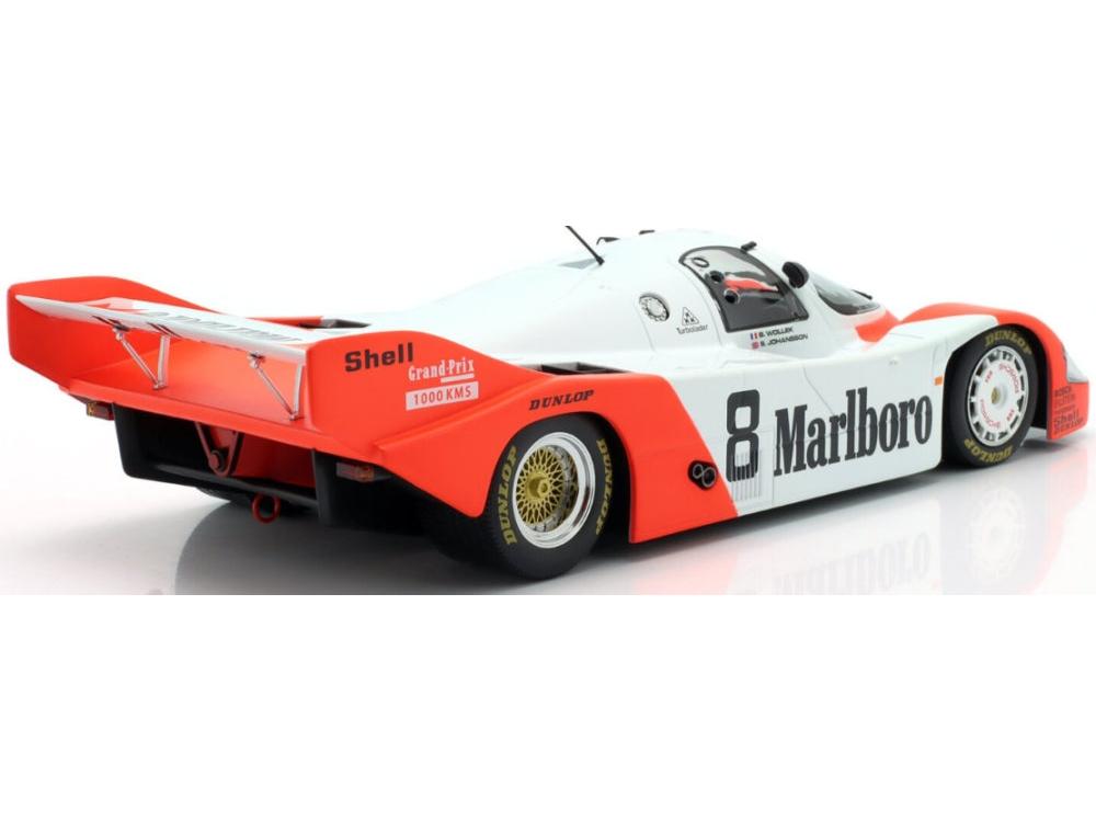 Porsche 956 KH #8 2nd 1000km Silverstone 1983 Wollek/Johansson 1:18 Scale Diecast Model Car – Werk83-Werk83-Diecast Model Centre