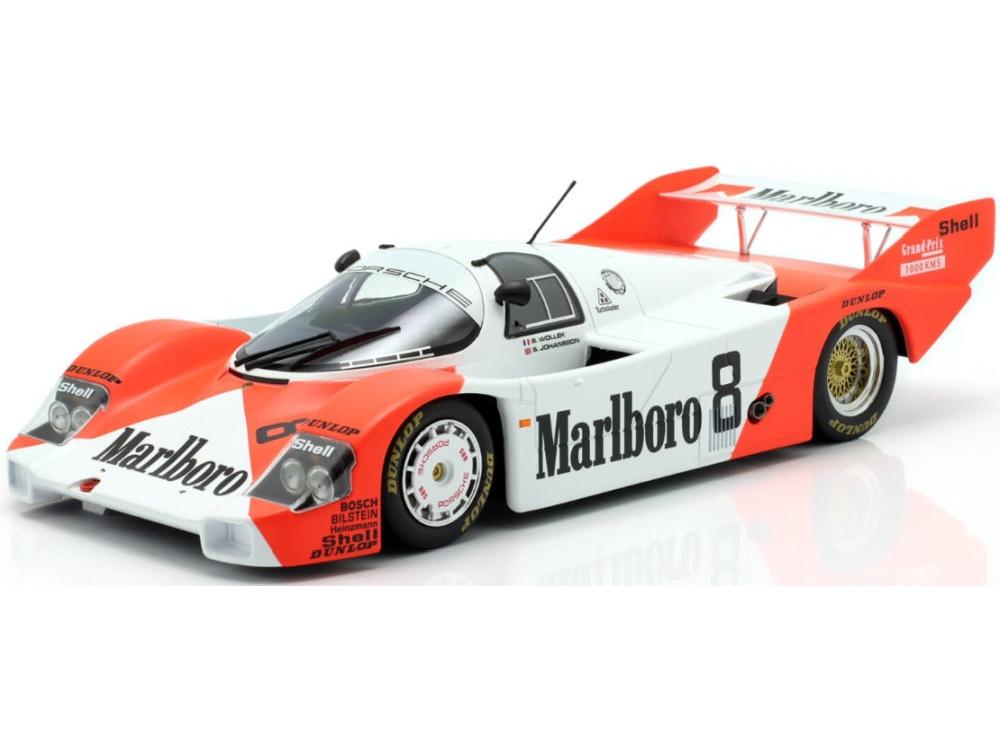Porsche 956 KH #8 2nd 1000km Silverstone 1983 Wollek/Johansson 1:18 Scale Diecast Model Car – Werk83-Werk83-Diecast Model Centre